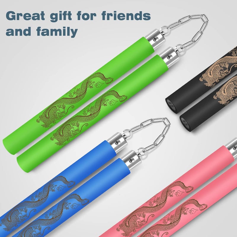 Marcolo Nunchucks for Kids and Adults,Safe Training Nunchucks/Nunchakus - Image 4